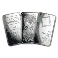 1 oz Platinum Bars