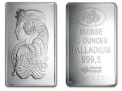 10 Oz Palladium Bars