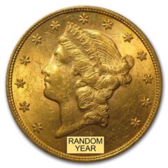 $20 Liberty Double Eagle Gold Coin (BU) – Random Year