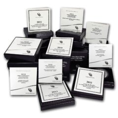 2010-2019 Silver Burnished ATB 50 Coin Set