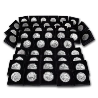 2010-2019 Silver Burnished ATB 50 Coin Set - Image 3