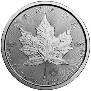 1 oz Canadian Platinum Maple Leaf Coin