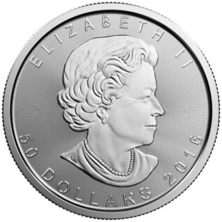 1 oz Canadian Platinum Maple Leaf Coin - Image 2