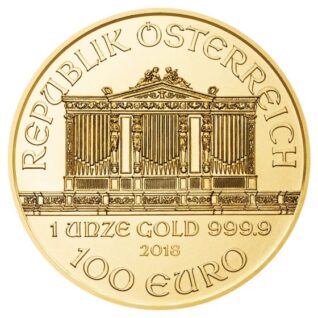2018 1 oz Gold Austrian Philharmonic Coin - Image 2