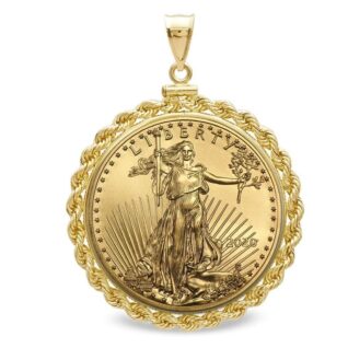 1 oz Gold Eagle Pendant
