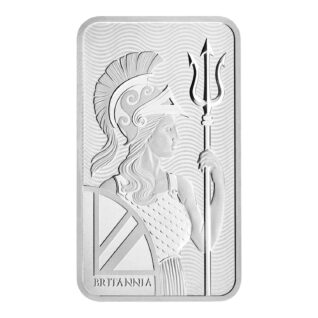 Britannia 100g Platinum Bar - Image 2