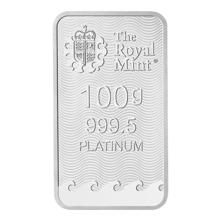 Britannia 100g Platinum Bar