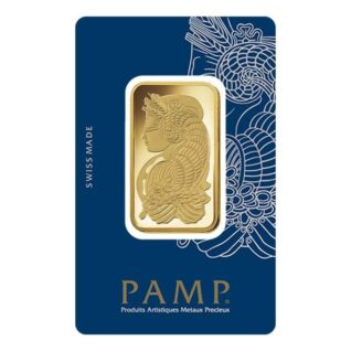 1 oz Pamp Suisse Gold Bar