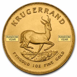 South African 1 oz Gold Krugerrand Coin