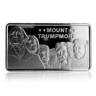 10 oz Mount Trumpmore Silver Bar - Image 4