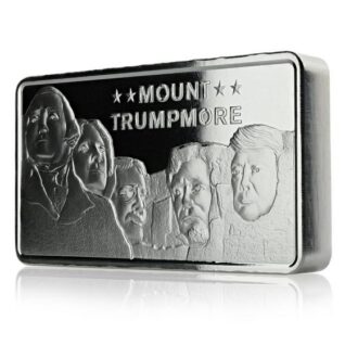 10 oz Mount Trumpmore Silver Bar - Image 5