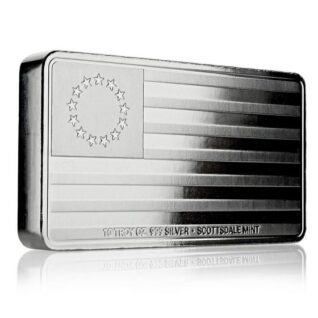 10 oz Mount Trumpmore Silver Bar - Image 7